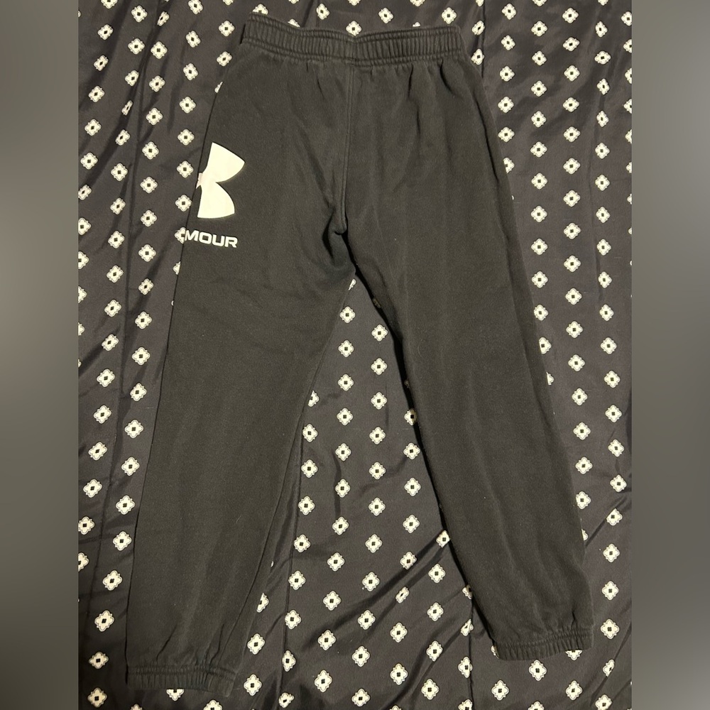 Under Armour toddler faded black Sweatpants-size 6/7 - Picture 3 of 5